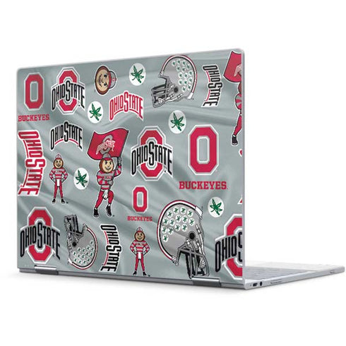 Ohio State University Pattern Pixelbook Skin